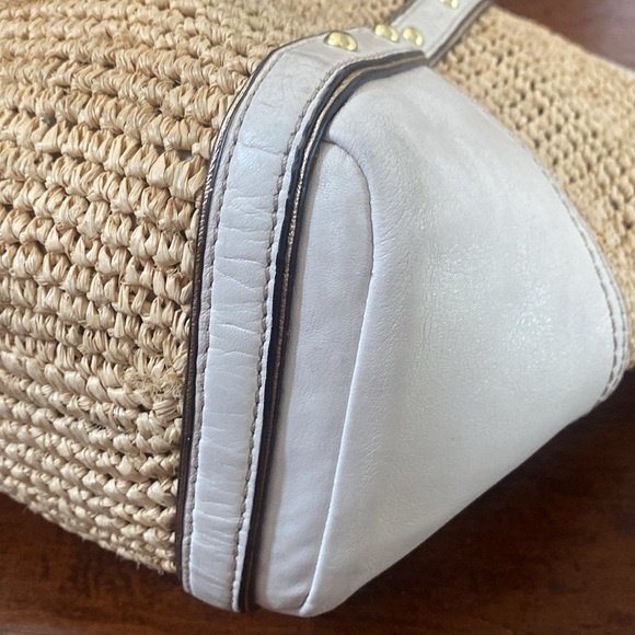 Coach Natalie Straw Satchel - Picture 12 of 16